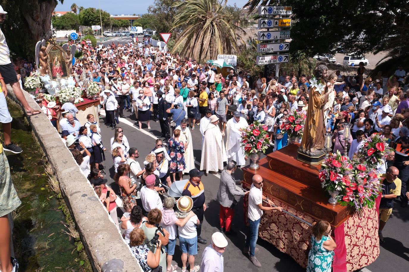 Fotos Agaete acompaña a la Virgen de Las Nieves Canarias7